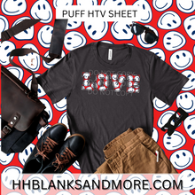 Load image into Gallery viewer, 4th Of July Smiles Puff Heat Transfer Vinyl Sheet