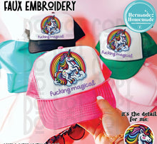 Load image into Gallery viewer, Patch Faux Embroidery Puff HTVinyl