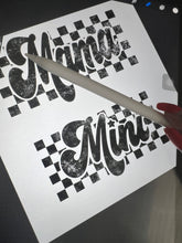 Load image into Gallery viewer, Black Retro Mama Gang Sheet DTF