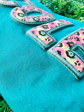 Load image into Gallery viewer, Mama/Mini Teal Animal Faux Embroidery Puff/HTV Transfer