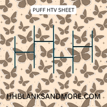 Load image into Gallery viewer, Butterflies Puff Heat Transfer Vinyl Sheet