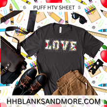 Load image into Gallery viewer, Back to School Puff Heat Transfer Vinyl Sheet