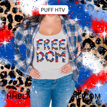 Load image into Gallery viewer, 4th of July Puff Heat Transfer Vinyl Sheet