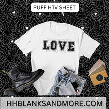 Load image into Gallery viewer, Spider Love Puff Heat Transfer Vinyl Sheet