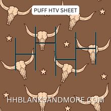 Load image into Gallery viewer, Bull Puff Heat Transfer Vinyl Sheet