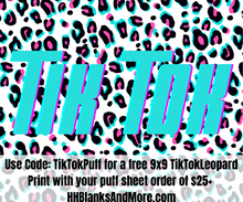 Load image into Gallery viewer, TT Leopard Puff Heat Transfer Vinyl Sheet