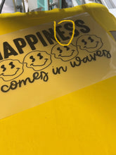 Load image into Gallery viewer, LTP Happiness Comes in Waves Clear Film Screen Print