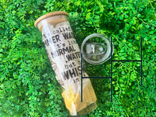 Load image into Gallery viewer, 25 oz Clear Straight Sublimation Tumbler