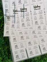 Load image into Gallery viewer, Washing Instructions HTV Transfer