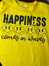 Load image into Gallery viewer, LTP Happiness Comes in Waves Clear Film Screen Print