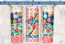 Load image into Gallery viewer, Back To School Tumbler Sublimation Transfers