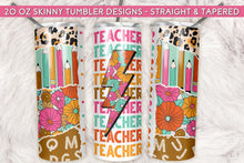 Load image into Gallery viewer, Back To School Tumbler Sublimation Transfers