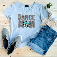 Dance Mom Silver Sequins Matte Transfer