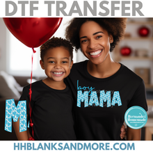Load image into Gallery viewer, Glitter Heart Girl / Boy Mama DTF
