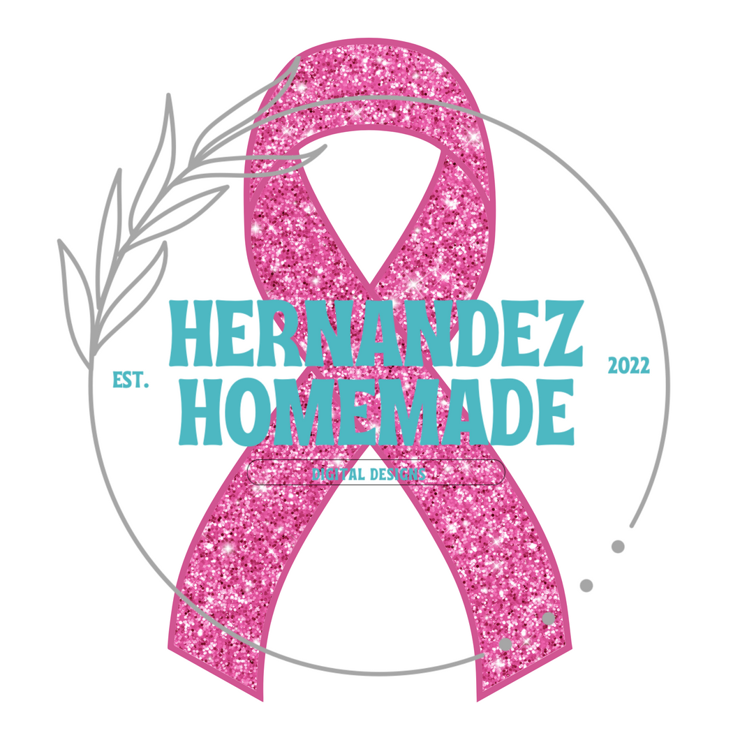 Pink Charity Ribbon Digital