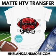 Gators Football Sequin Matte Transfer