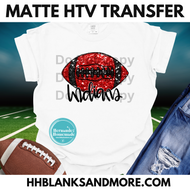 Indians Football Sequin Matte Transfer