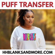 Wildcats School Spirit Puff/HTV Transfer