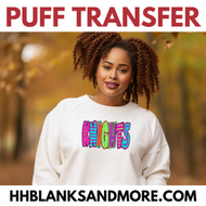 Knights School Spirit Puff/HTV Transfer