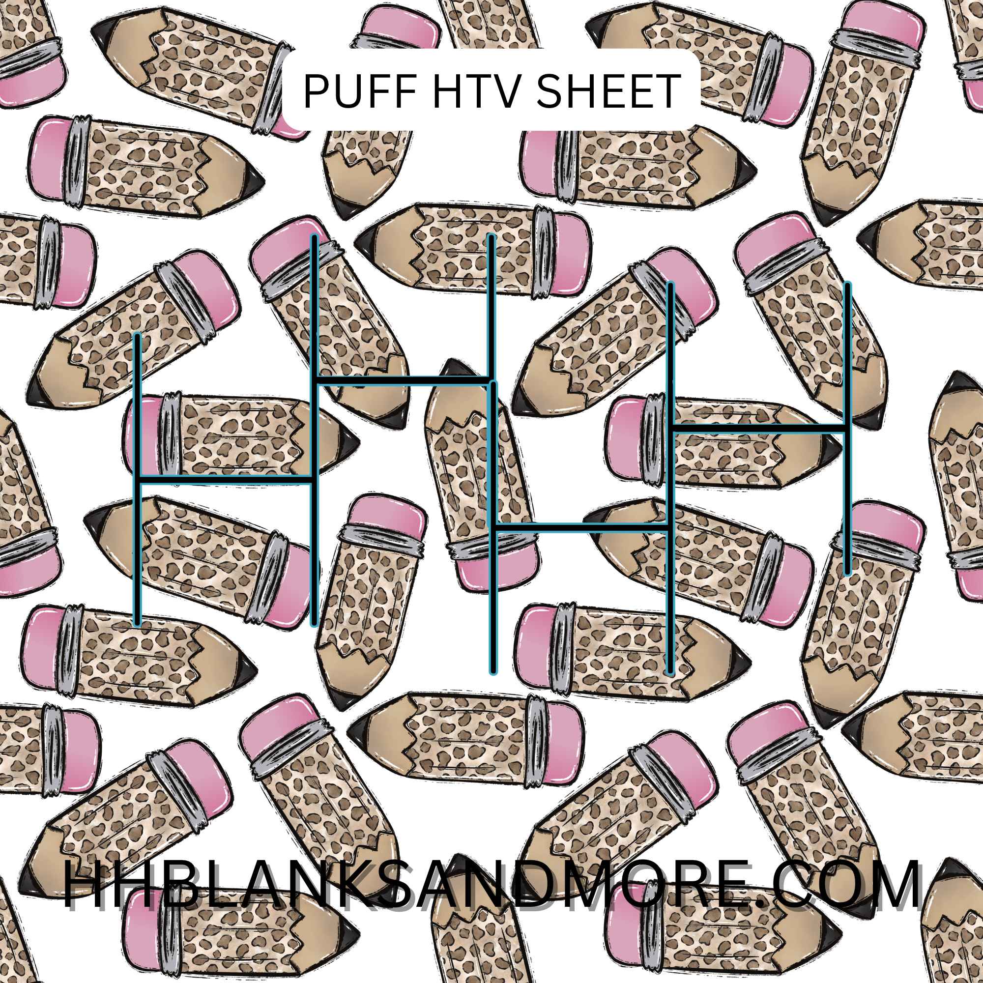 Pink Leopard Puff Heat Transfer Vinyl Sheet – Hernandez Homemade Blanks &  More