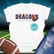 Dragons Sequin Matte Transfer