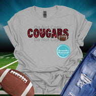 Cougars Sequin Matte Transfer