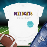 Wildcats Sequin Matte Transfer