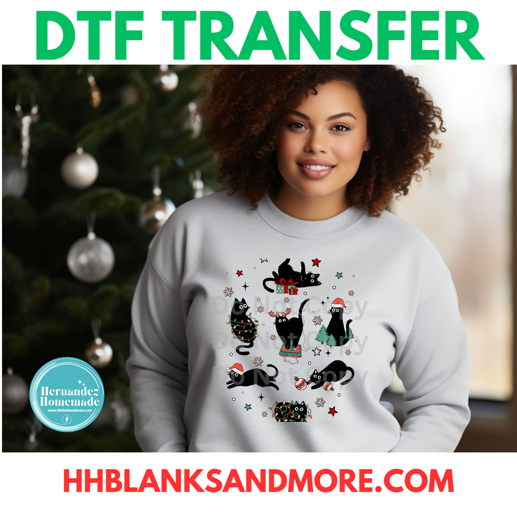 Christmas Cats DTF