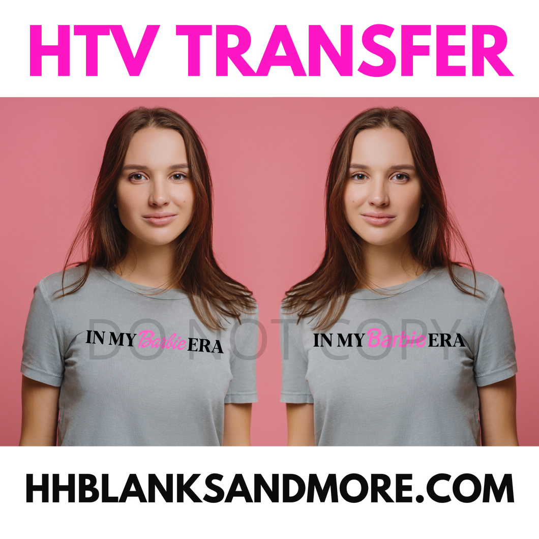 Barbie Era HTV Transfer