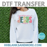I Speak the name of Jesus Faux Embroidery  DTF