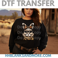 Leopard Bunny DTF
