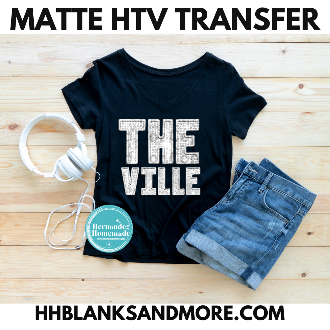 The Ville Sequin Matte Transfer