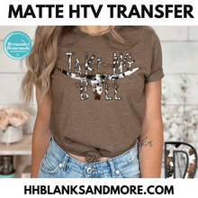 Load image into Gallery viewer, Take no bull Faux Embroidery  Matte Transfer
