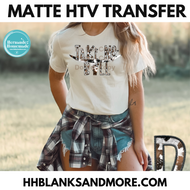 Take no bull Faux Embroidery  Matte Transfer