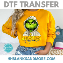 Load image into Gallery viewer, Jesus is my Homie Green Man DTF

