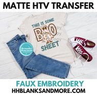 This is some Boo Sheet Matte Transfer