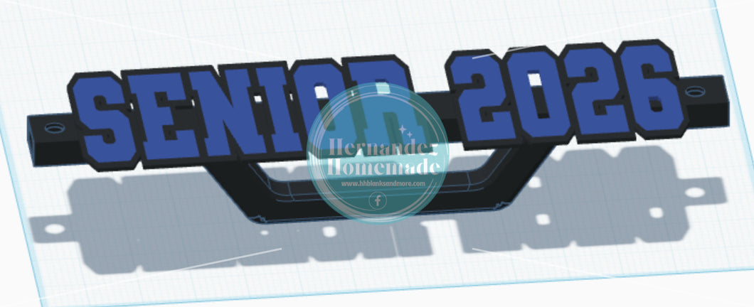 3D Senior File Printed Spirit Stick