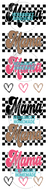 Retro Tri Color Mama Gang Sheet DTF
