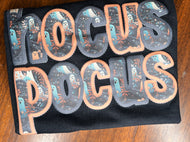 Hocus Pocus Faux Embroidery Puff/HTV Transfer