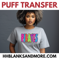 Pirates School Spirit Puff/HTV Transfer