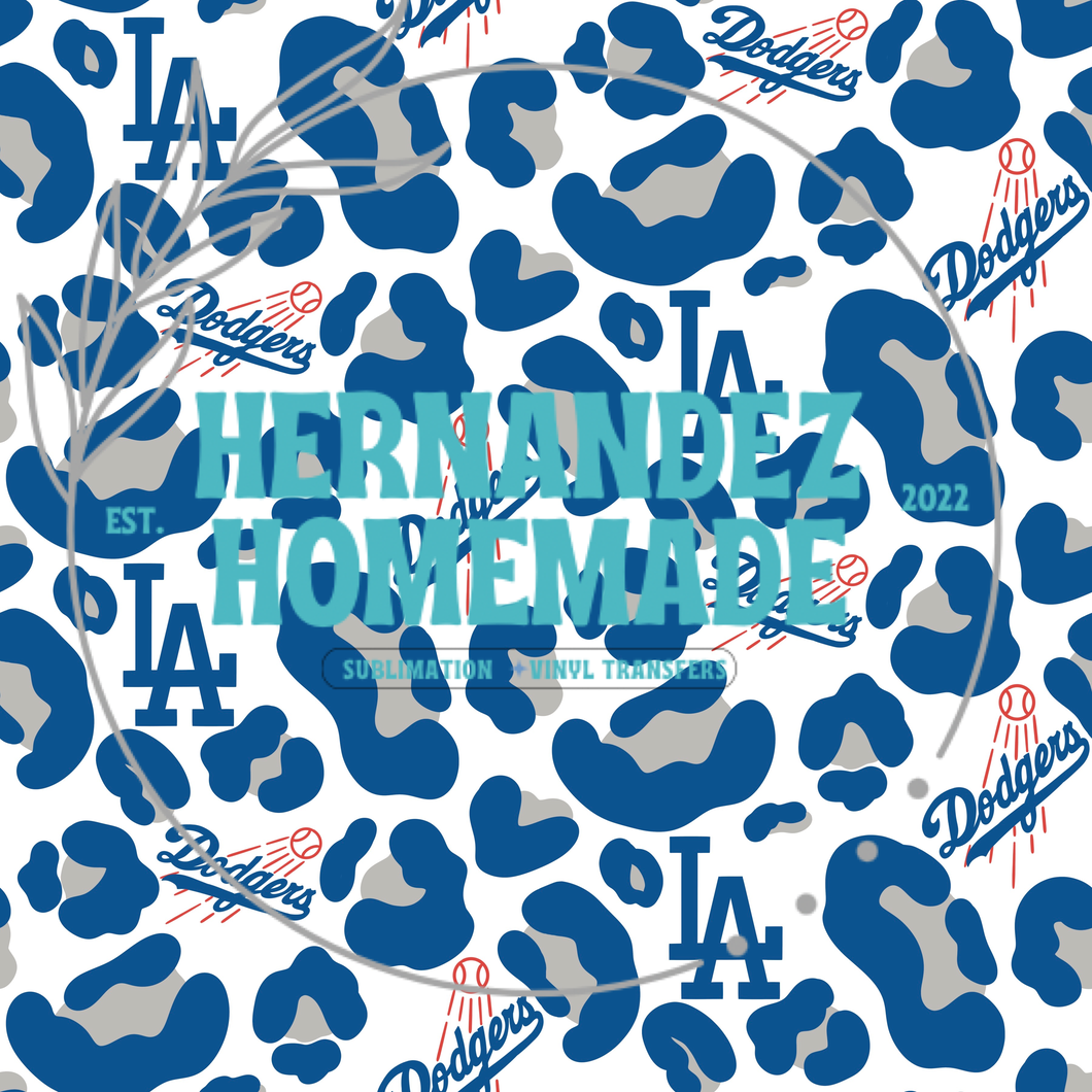 Dodger Leopard Puff Heat Transfer Vinyl Sheet