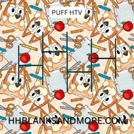 School is trifficult Puff Heat Transfer Vinyl Sheet