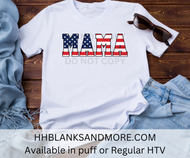 USA Mama Puff/ HTV Transfer