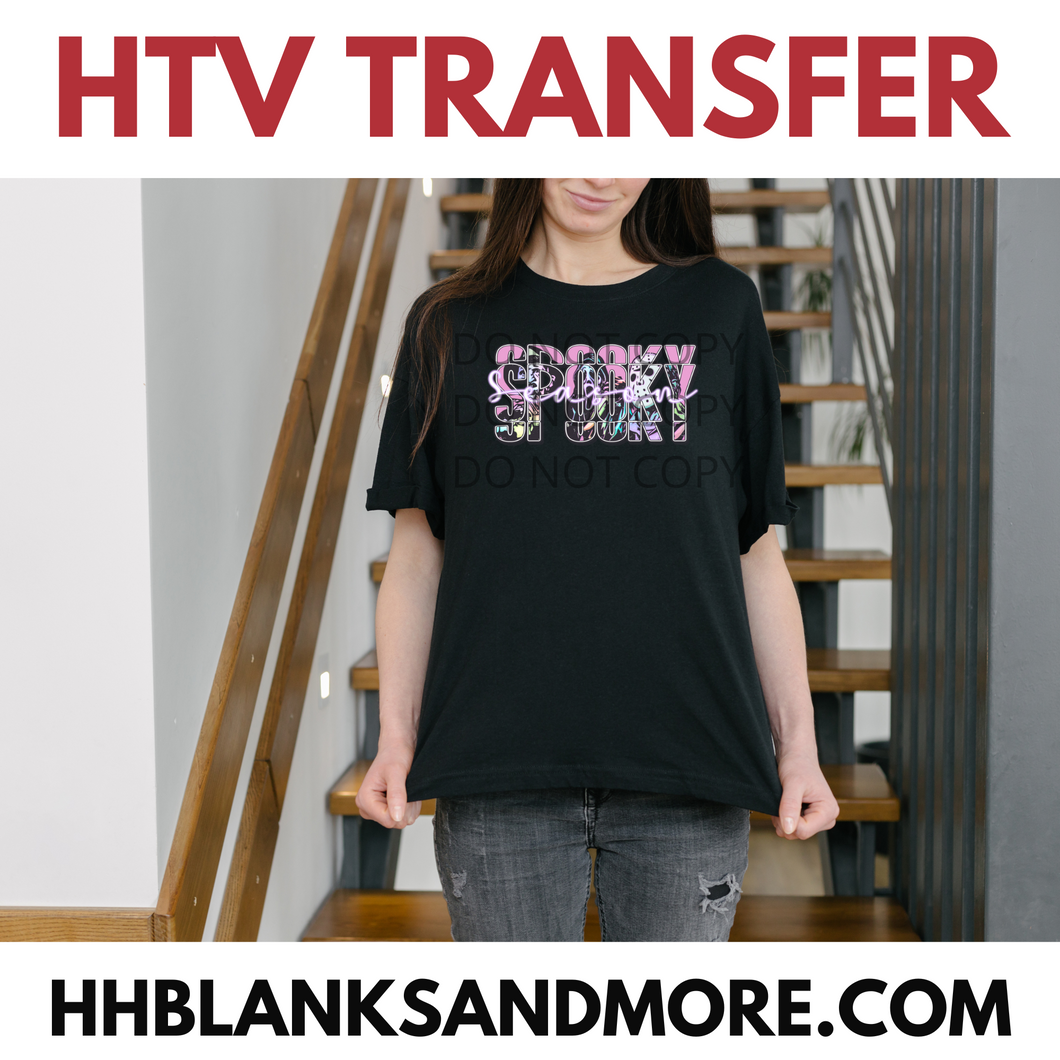 Spooky HTV Transfer