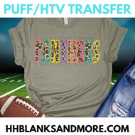 Panthers Leopard CRC School Spirit Puff/HTV Transfer