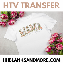Load image into Gallery viewer, Floral Mama Puff/ HTV Transfer
