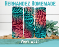 MultiColor Spikes Vinyl pattern