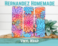 Neon Floral Vinyl pattern