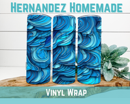 Blue Swirls Vinyl pattern