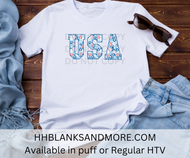 Cheetah USA Puff/ HTV Transfer